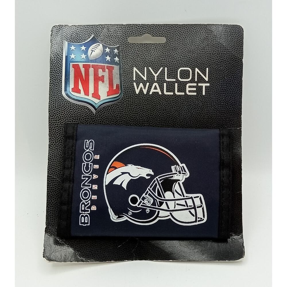 Denver Broncos NFL Trifold Nylan Wallet